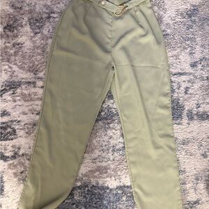 SHEIN Light Green Trousers
